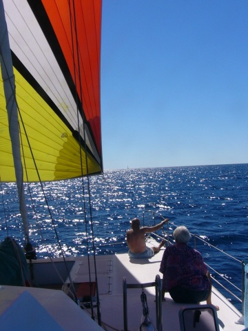 Pat-Jan under spinnaker